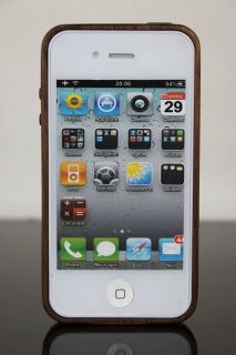 iPhone 4 EWOOD Walnut Wood Case Cover Precious Genuine