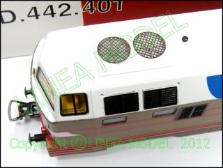 LINEAMODEL ATM Locomotore Diesel D 442 BAFFONE xSistem DC ROCO 626 636