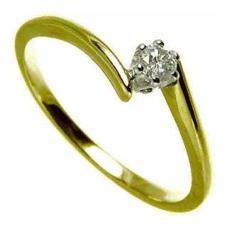 Damen Ring 9 Karat (375) Gelbgold Gr. 47 (15.0) PL 210H