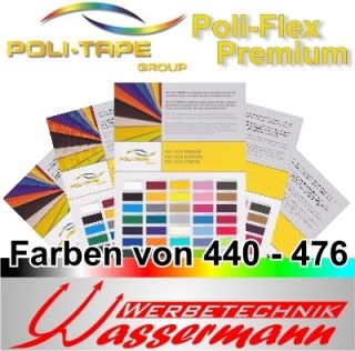 Flex Premium, 50cm x 1m, insg. 40 Farben, Farbbereich 440 476
