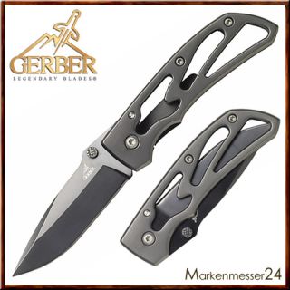 Gerber Messer Powerframe Edelstahlheft GürtelClip 440 A