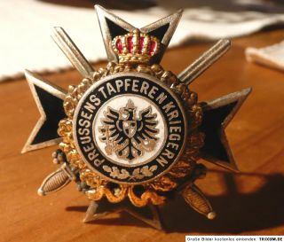 Orden Preussens tapferen Kriegern Kriegerbund Kriegerverein   Sehr