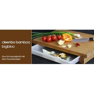 Auffangwanne Bambus 550 x 380 x 80 mm Küche & Haushalt