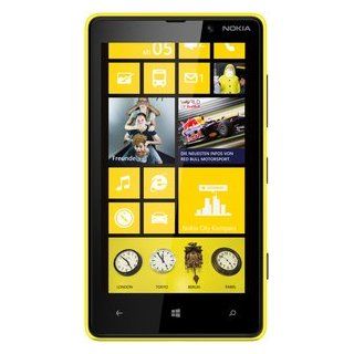 Nokia Lumia 820 Smartphone 4,3 Zoll glänzend gelb 