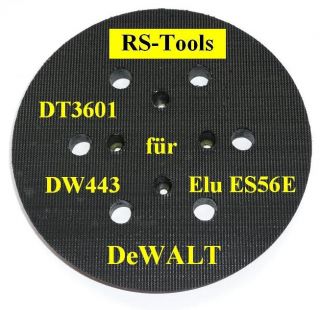 DeWALT DT3601 Klettteller Schleifteller DW443 Elu ES56E