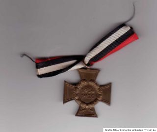 Weltkrieg Ehrenkreuz für Frontkämpfer 1914   1918 Band