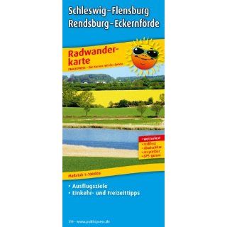 Radwanderkarte Schleswig   Flensburg   Rendsburg   Eckernförde Mit