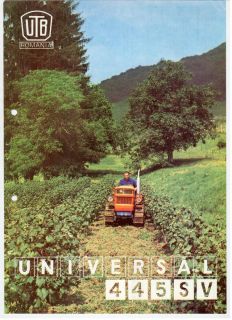 UTB 1978 Universal 445 SV 45PS Raupe schmal