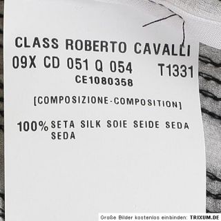 Neu Roberto Cavalli Class Kleid dt.36/42ital. 100% Seide RC17