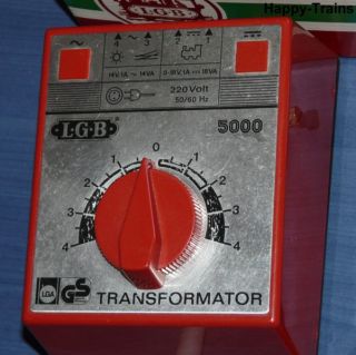 LGB / Lehmann Trafo 5000 32 VA + Anschlusskabel 5016
