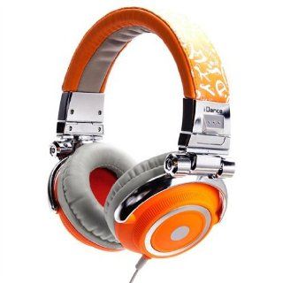 iDance Disco 600 Kopfhörer mit 40mm Treiber silber/orangevon iDance