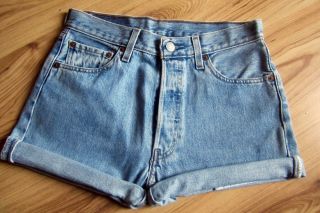 Levis 501Jeans Shorts Blogger Gr. 29 S Higher Waist vintage hipster