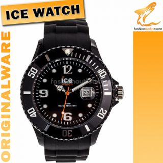 17 ORIGINAL ICE WATCH SI BK B S 09 Sili Armbanduhr Uhr Herren Schwarz