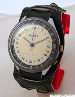 Raketa Pakema Paketa 24 h Stunden Anzeige russische Herren Uhr gents