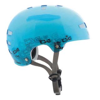 TSG Evolution Helm BMX Bike durchsichtig Blau L/XL