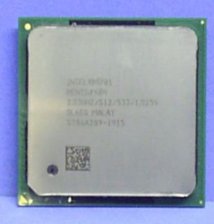 Intel Pentium 4 2530Mhz ,S.478,SL6EG,533FSB,2.53Ghz/512/533/1.525V