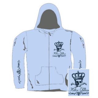 Killer Queen Girl Kapuzensweater   Gr S  Black Crown (21656)
