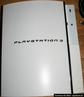 Sony Playstation 3 CECHC04 60GB Konsole Weiss White spielt PS3 PS2 PS1