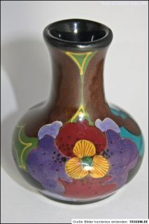 Paar ART DECO Vasen Plateelfabriek IVORA GOUDA um 1925