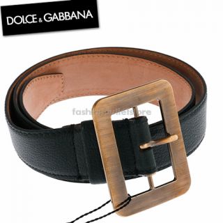 Dolce&Gabbana 492 Gr. 95 Leder Gürtel belt Damen women donna cinture