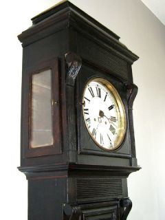 XL Eiche Barock Biedermeier Standuhr ANTIK~1800 Longcase Clock Uhrwerk