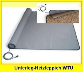 Heizteppich elektrische Fußbodenheizung Teppich WTU 480