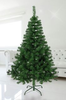 Tannenbaum Premium 180 cm künstlicher Weihnachtsbaum grün mit Metall