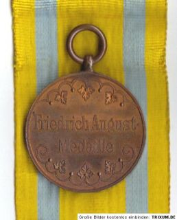 Weltkrieg, Orden, Sachsen, Friedrich August Medaille in Bronze