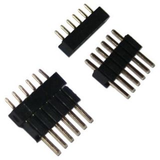 Paar Mini Steckerset 6 polig Steckverbinder RM 1,27mm