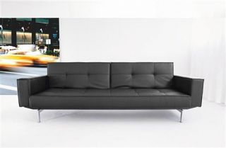 Innovation OZ Klappfsofa Couch Schwarz Black Sofa