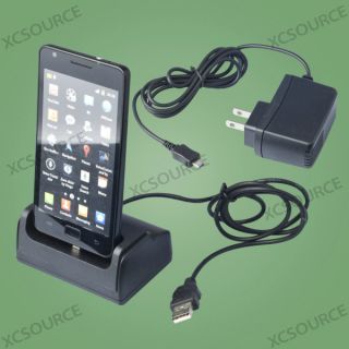 Sync Data USB Charger Dock Station Adapter For Samsung Galaxy S2 i9100