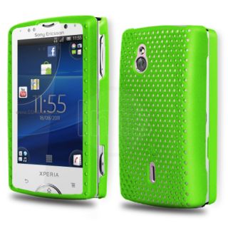 Mesh Tasche für Sony Ericsson Xperia Mini Pro grün