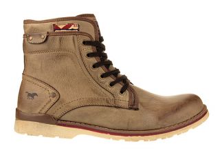 Mustang Shoes Gr.44 Herren Winter Boots Sand Beige Stiefelette **Must