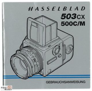 Bedienungsanleitung Hasselblad 503cx + 500C/M Gebrauchsanweisung