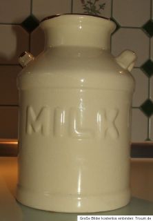 Keramik Kanne Milchkanne Löffelaufbewahrung Landhaus Stil