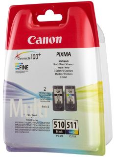 Canon ORIGINAL Tintenpatrone PG 510 / CL 511 Multipack Tinte