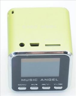 Green Music Angel Mini speaker Box for Iphone Ipod Pc MD08