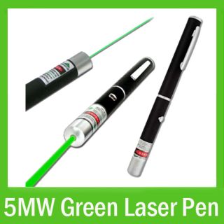 Best Powerful Green Laser Pointer Point Pen Beam Light 5mW 532nm