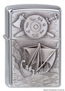 Original ZIPPO VIKING COLLECTION limited set in wooden collectible Box