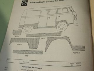 VW SONDERLISTE BREZEL KÄFER OVALI BUS BULLI T1 T2 KDF WAGEN SPLIT BUG