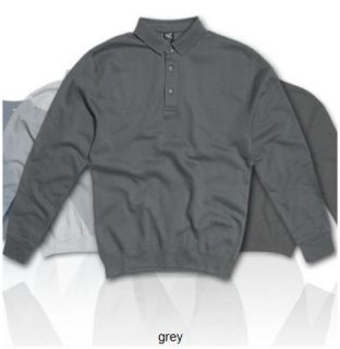 Herren Polo Sweatshirt Pullover Shirt Troyer S M L XL XXL XXXL 3XL