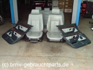 BMW E39 Sitze Lederausstattung Grau Sitzheizung