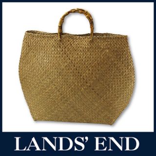 LANDS END Bambus Tasche Shopper Handtasche *Sale*