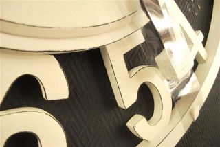 Wanduhr Uhr antik Weiß PARIS XXL 74 cm Impressionen RW