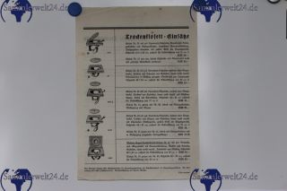 alter original Prospekt um 1930 Trockenklosett Einsätze §526