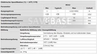CNC 1 Achs Schrittmotor Steuerung Karte Endstufe M542 1.0A 4.5A