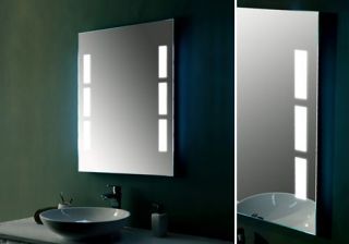 80x60 cm Badspiegel beleuchtet Spiegel mit Beleuchtung AC 533