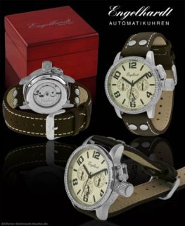 Große Engelhardt Uhren, Automatikuhr   Militäruhr, Ø46mm NEU