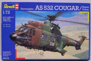 Revell 4472 Eurocopter AS 532 COUGAR Super Puma 172 NEU OVP. Sofort