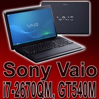 Sony Vaio VPC F24C5107B schwarz i7 2670QM, GT540M, Blu Ray 16,4
